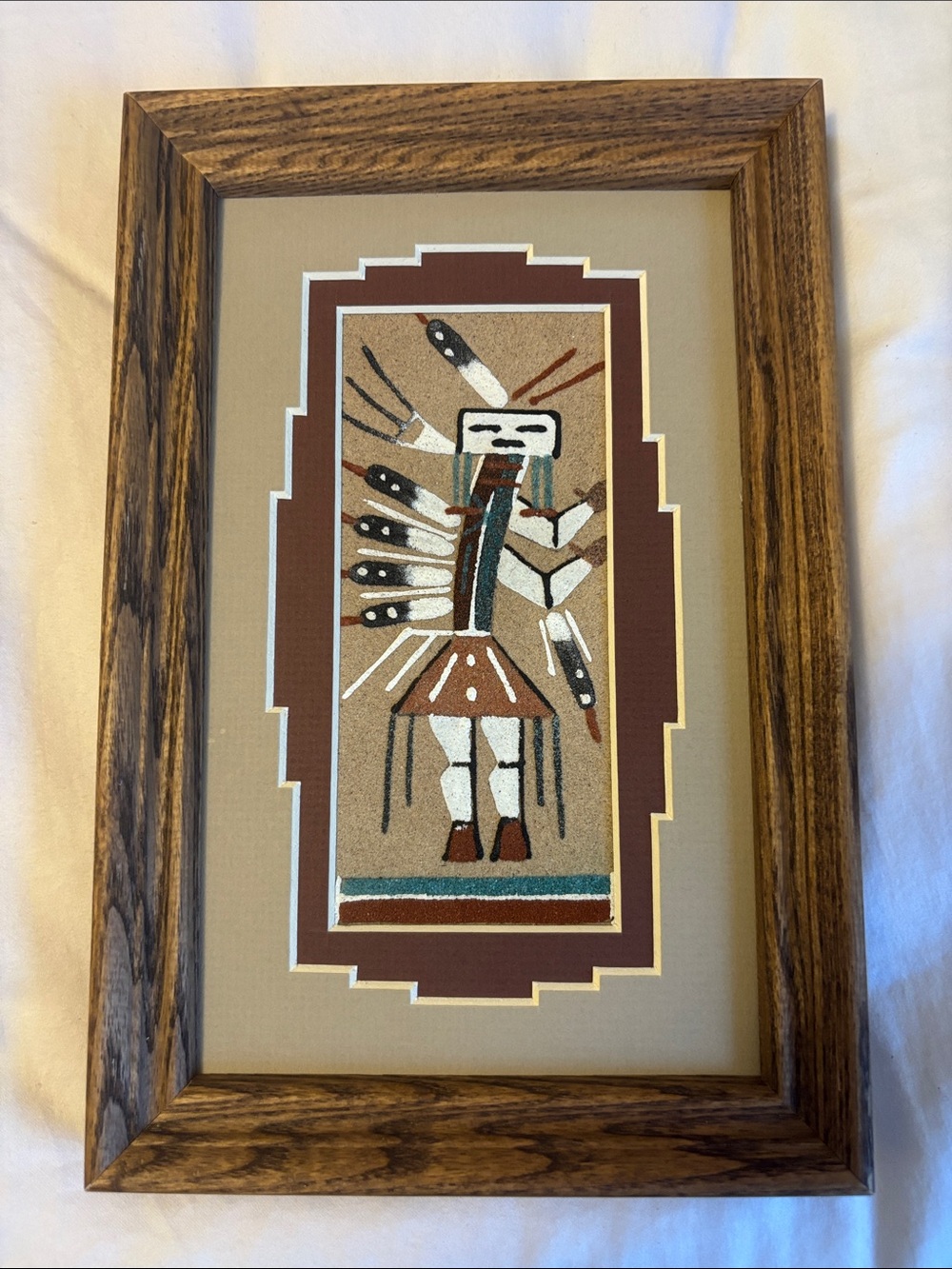 Framed Authentic Navajo Sandpainting